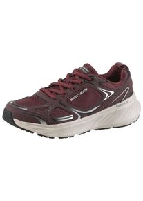 Sneaker Skechers "EDGERIDE-EXODIS", Herren, Gr. 43, rot (weinrot), Lederimitat, Mesh, Schuhe Sneaker, Trainingsschuh, Trekkingschuh mit Relaxed Fit Passform