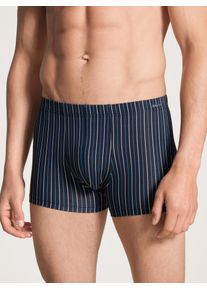 Boxershorts Calida "Cotton Code", Herren, Gr. L (52/54), schwarz, Single Jersey, Obermaterial: 95% Baumwolle, 5% Elasthan, unifarben, normal, Unterhosen Boxershorts, softer Webgummibund, Single Jersey-Qualit&auml;t, elastisch