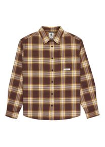 Langarmhemd Element "All Season 1Pkt Lightweight", Herren, Gr. XS, US-Gr&ouml;&szlig;en, java, cornsilk plaid, Obermaterial: 80% Walkfrottier, 20% Microfaser;, Hemden Langarmhemd