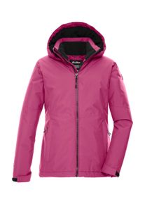Funktionsjacke Killtec "KOW 217 GRLS JCKT", Kinder, Gr. 176, himbeere, Obermaterial: 100% Polyester;Futter: 100% Polyester;F&uuml;llung: 100% Polyester, Jacken Funktionsjacke, Wind- und wasserdichte Kinderjacke mit Fleece und verstellbarer Kapuze