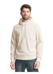 Hoodie Tom Tailor, Herren, Gr. XL, gardenia wei&szlig;, Sweatware, Obermaterial: 70% Baumwolle, 30% Polyester, unifarben, regular fit normal, ohne Ausschnitt, Rippb&uuml;ndchen, Sweatshirts Hoodie, mit Logo Stickerei