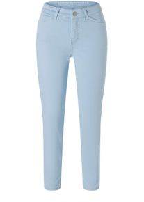 7/8-Jeans MAC "Dream Summer", Damen, Gr. 46, L&auml;nge 28, heaven blau ppt, Denim/Jeans, Obermaterial: 75% Baumwolle, 12% Modal, 9% Polyester, 4% Elasthan, figurbetont kn&ouml;chelfrei, Jeans 7/8-Jeans, verk&uuml;rzt mit Schlitz am Saum