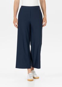 Stoffhose Stehmann "Fabienne3-700", Damen, Gr. 42, N-Gr, marine, Web, Obermaterial: 65% Baumwolle, 31% Polyamid, 4% Elasthan, unifarben, normal 7/8-L&auml;nge, Hosen Stoffhose, 7/8-Hose mit Stretch