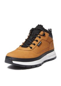 Schn&uuml;rboots Timberland "FIELD TREKKERLOW WARM LINED SNEAKER", Herren, Gr. 42, wheat nubuck, Leder, Schuhe Schn&uuml;rboots, Wintersneaker, Sneaker, Winterschuhe, gef&uuml;ttert