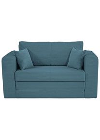 Xora Jugend-, T&uuml;rkis, Textil, 1-2-Sitzer, F&uuml;llung: Schaumstoffflocken,Schaumstoffflocken, 136x78x72 cm, Kinder- & Jugendzimmer, Kinderm&ouml;bel, Kindersitzm&ouml;bel & -tische, Kindersessel & -sofas