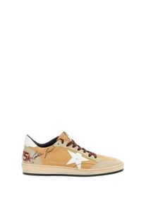 Golden Goose Deluxe Brand Golden Goose Low-Top Sneaker - Beige Leather Ball Star Sneakers - Gr. 45 (EU) - in Beige - f&uuml;r Damen