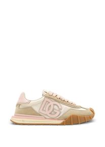 Dolce & Gabbana Dolce&Gabbana Low-Top Sneaker - Low-Profile Flat Shoes - Gr. 38 (EU) - in Beige - f&uuml;r Damen