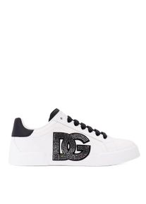 Dolce & Gabbana Dolce&Gabbana Low-Top Sneaker - Portofino Light Strobel Sneakers - Gr. 36,5 (EU) - in Wei&szlig; - f&uuml;r Damen