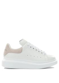 Alexander McQueen Low-Top Sneaker - Minimalist White Leather Sneakers With Sculpted Ru - Gr. 40 (EU) - in Wei&szlig; - f&uuml;r Damen