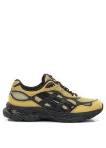 asics Low-Top Sneaker - Sporty Yellow And Black Sneakers With Textured Sol - Gr. 7_5 - in Schwarz - f&uuml;r Damen