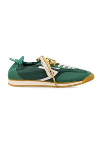 Puraai Low-Top Sneaker - Vegan Lace-Up Sneakers With Contrasting Double Lac - Gr. 44 (EU) - in Gr&uuml;n - f&uuml;r Damen