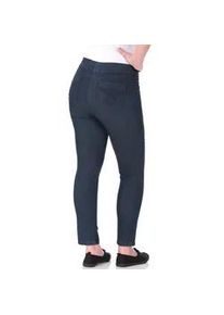 Jeansjeggings KjBRAND "JENNY", Damen, Gr. 48, N-Gr, blau (denim stone), Denim/Jeans, Obermaterial: 78% Baumwolle, 18% Polyester, 4% Elasthan, unifarben, skinny fit lang, Jeans, angenehm weiche Quer-Stretch Qualit&auml;t