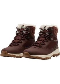 Wanderstiefel Jack Wolfskin "EVERQUEST TEXAPORE HIGH W", Damen, Gr. UK 7,5 - EU 41, Normalschaft, braun (schwarz, mahogany), Obermaterial: Synthetik. Obermaterial 2: Textilmaterial. Futter: Polyester, Schuhe Wanderstiefel