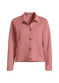 LANDS' END Kurzer Baumwoll-Blazer, Damen,  Rot, Baumwolle, by Lands' End