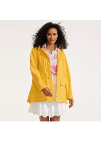 LANDS' END Squall Ausgestellte Regenjacke, Damen,  Gelb, Polyester, by Lands' End