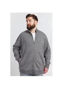 Sweatjacke Blend "BHLenner Big & Tall", Herren, Gr. 5XL, pewter mix, Sweatware, 60% Baumwolle, 40% Polyester, unifarben, regular fit normal, ohne Ausschnitt, eingesetzt, Sweatjacken Sweatjacke, Stilvolle Sweat Zip-Jacke in gro&szlig;en Gr&ouml;&szlig;en