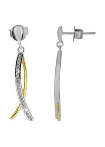 Adelia&acute;s Paar Ohrh&auml;nger ADELIA ́S "Damen Ohrstecker aus 925 Sterling Silber und Zirkonia - Strass", silber, Ohrringe, Damen, Damen, Silber 925 (Sterlingsilber)