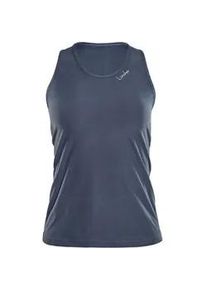 Tanktop WINSHAPE "AET124LS", Damen, Gr. M, grau (anthrazit), 85% Polyester, 15% Elasthan, Rundhals, Tops Tanktop, Functional Soft and Light