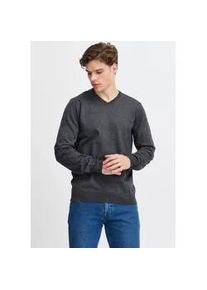 V-Ausschnitt-Pullover Blend "BHBRUTON V-neck", Herren, Gr. XL, schwarz, Strick, Obermaterial: 100% Polyester, unifarben, regular fit normal, V-Ausschnitt, Rippb&uuml;ndchen, Pullover