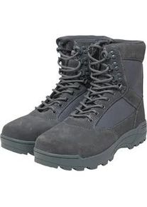 Stiefel BRANDIT "Brandit Accessoires Tactical Zipper Boots", Damen, Gr. 44, antracite, unifarben, Schuhe Stiefel