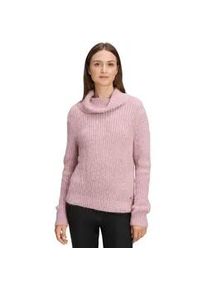 BETTY & CO Strickpullover BETTY & CO "Damen mit Lurexfaden", Damen, Gr. 46, rose melange, Strick, Obermaterial: 55% Polyester, 30% Polyacryl, 10% Polyamid, 5% Wolle, l&auml;ssig geschnitten normal, Pullover Strickpullover
