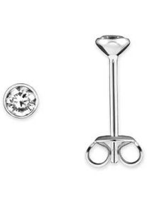 Paar Ohrh&auml;nger ONE ELEMENT "Zirkonia Zarge Ohrringe Ohrstecker aus 925 Silber", silber, Ohrringe, Damen, Damen, Silber 925 (Sterlingsilber), Zur&uuml;ckhaltend & edel &ndash; passt zu eleganten wie l&auml;ssigen Looks