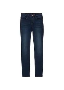 Skinny-fit-Jeans Tom Tailor, Damen, Gr. 26, L&auml;nge 32, grau (schwarz, stone, washed), Denim/Jeans, Obermaterial: 42% Baumwolle, 34% Polyester, 22% Viskose, 2% Elasthan, unifarben, skinny fit lang, Jeans, in figurbetonter 5-Pocket-Form