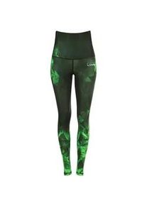 Leggings WINSHAPE "Functional Power Shape HWL102", Damen, Gr. XS, Normalgr&ouml;&szlig;en, gr&uuml;n (smaragd), 80% Polyester, 20% Elasthan, Hosen Leggings, High Waist mit Bauch-Weg-Effekt