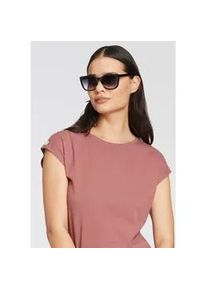 Sonnenbrille Laura Scott, Damen, schwarz, unifarben, Sonnenbrillen Sonnenbrille, f&uuml;r Damen mit grauen Verlaufsgl&auml;sern