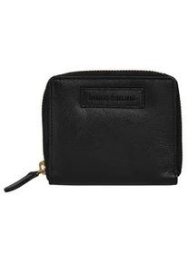Geldb&ouml;rse Bruno Banani, Damen, schwarz, Leder, leicht gl&auml;nzend, unifarben, Kleinlederwaren, echt Leder