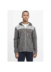 Cardigan Blend "BHPinheiro", Herren, Gr. M, schwarz, Fleece, 100% Polyester, unifarben, regular fit normal, ohne Ausschnitt, elastischer Bund, Strickjacken, Fleecejacke mit Kapuze und Eingrifftaschen