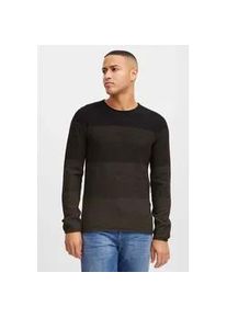 Rundhalspullover Blend "BHBenno", Herren, Gr. XL, schwarz, Feinstrick, 100% Baumwolle, regular fit, Rundhals, eingesetzt, Pullover Rundhalspullover, Strickpullover mit Farbverlauf