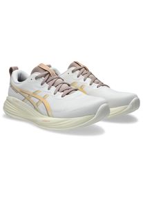 Laufschuh asics "GEL-CUMULUS 27", Herren, Gr. 44,5, wei&szlig;, fawn, Textil, Schuhe Laufschuh