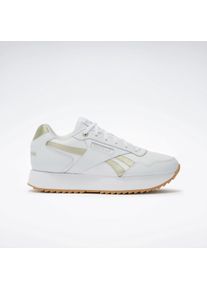 Sneaker Reebok CLASSIC "REEBOK GLIDE RIPPLE DOUBLE", Damen, Gr. 37,5, wei&szlig;, sand, flint grau metallic, Synthetik, Textil, Schuhe Sneaker