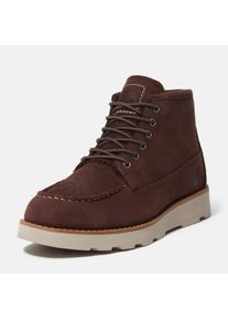 Schn&uuml;rboots Timberland "BRITTON MILLSMID LACE UP CHUKKA BOOT", Herren, Gr. 43,5, schwarz braun suede, Leder, Schuhe Schn&uuml;rboots, Winterstiefel, Schn&uuml;rstiefel, Winterschuhe