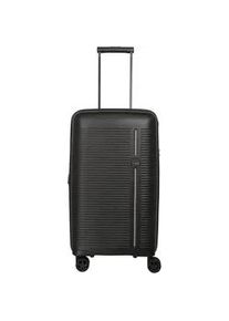 Travelite Roomer Trunk M, 4-Rollen erweiterbar Schwarz