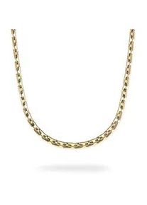 Edelstahlkette Copenhagen Studios "Schmuck Geschenk Halskette Unisex Link", gelbgoldfarben, Halsketten, Damen, Edelstahl, L: 45 B: 1,5mm, Edelstahlkette, B:1,5mm
