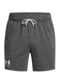 Under Armour Rival Terry Freizeitshorts Herren 025 - castlerock/onyx white L