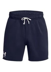 Under Armour Rival Terry Freizeitshorts Herren 410 - midnight navy/onyx white L