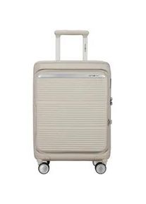 Samsonite Paralux Trolley mit 4 Rollen, erweiterbar, S, stone grey