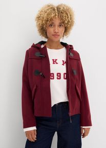 bonprix Duffle-Jacke Wollimitat, rot, Gr.54, Duffle-Jacke aus Wollimitat