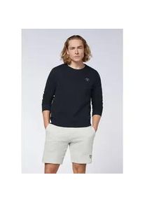 Sweatshirt Chiemsee, Herren, Gr. XL (56/58), schwarz (schwarz beauty), 60% Baumwolle, 40% Polyester, Rundhals, Sweatshirts Sweatshirt