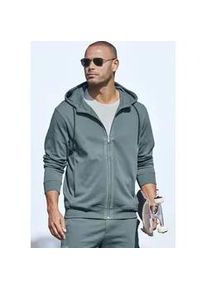 Kapuzensweatjacke AUTHENTIC LE JOGGER, Herren, Gr. S (44/46), gr&uuml;n, Sweatware, Obermaterial: 60% Baumwolle, 40% Polyester, unifarben, regular fit normal, Rundhals, Rippb&uuml;ndchen, Sweatjacken, Sweatjacke mit Eingrifftaschen aus Baumwoll-Mix