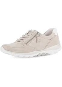 Sneaker Gabor "Sneaker low", Damen, Gr. 39, beige, Schuhe Sneaker