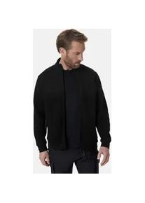 Sweatjacke HERO by John Medoox "SPENCER Sweatjacke Regular Fit Jeans", Herren, Gr. XXL, schwarz, angeraute Sweatware, 100% Polyester, regular fit, ohne Ausschnitt, Sweatjacken Sweatjacke, Soft Sweat Regularfit Casual Sweat f&uuml;r Herren