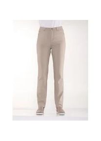 5-Pocket-Jeans Classic Basics, Damen, Gr. 25, Kurzgr&ouml;&szlig;en, beige (sesam), 98% Baumwolle, 2% Elasthan, unifarben, lang, Jeans 5-Pocket-Jeans