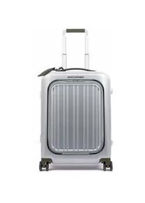 Piquadro Relyght Plus Kabinen-Hartschalencomputertrolley mit 4-Rollen Grau/Gr&uuml;n