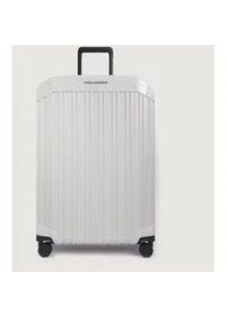 Piquadro PQ-Light 4-Rollen Trolley Koffer 75cm; gl&auml;nzend Grau