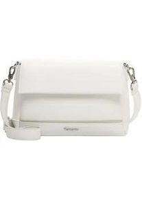 Umh&auml;ngetasche Tamaris "Umh&auml;ngetasche TAS Kennia", Damen, Gr. B/H/T: 25cm x 18cm x 10,5cm 0, wei&szlig; (wei&szlig; 300), Polyurethan, Taschen Umh&auml;ngetasche
