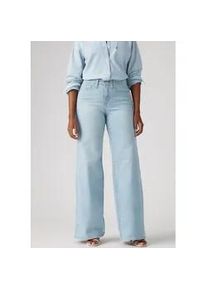 Levi's Weite Jeans LEVI'S "Jeans 318 SHAPING", Damen, Gr. 28, L&auml;nge 32, blau (tall glass), Denim/Jeans, Obermaterial: 80% Baumwolle, 19% Polyester, 1% Elasthan, unifarben, weit kn&ouml;chellang, Jeans, im Five-Pocket Style, Topseller